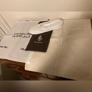 Four Seasons Cairo Egypt - Hotel Slippers And 2 Laundry Bags - New Souvenirs